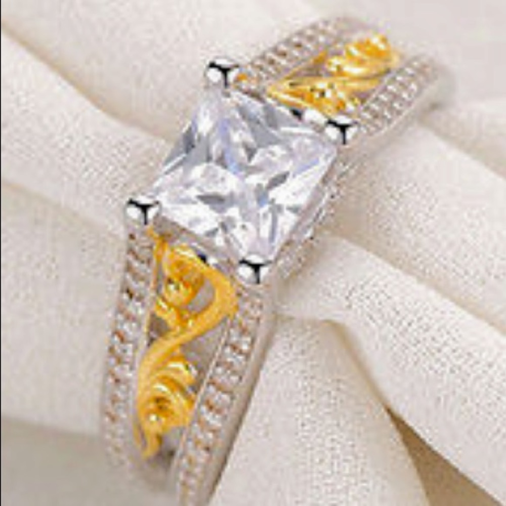 1.70ct Princess Cut  Engagement Wedding Ring